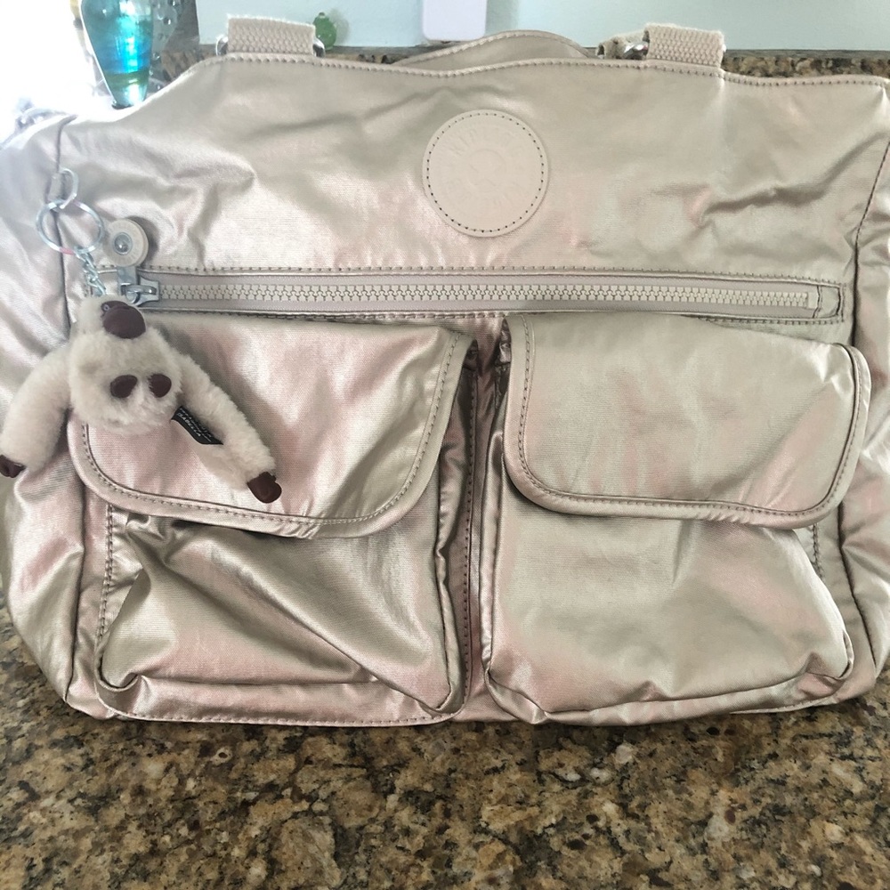 Kipling Metallic tote Bag